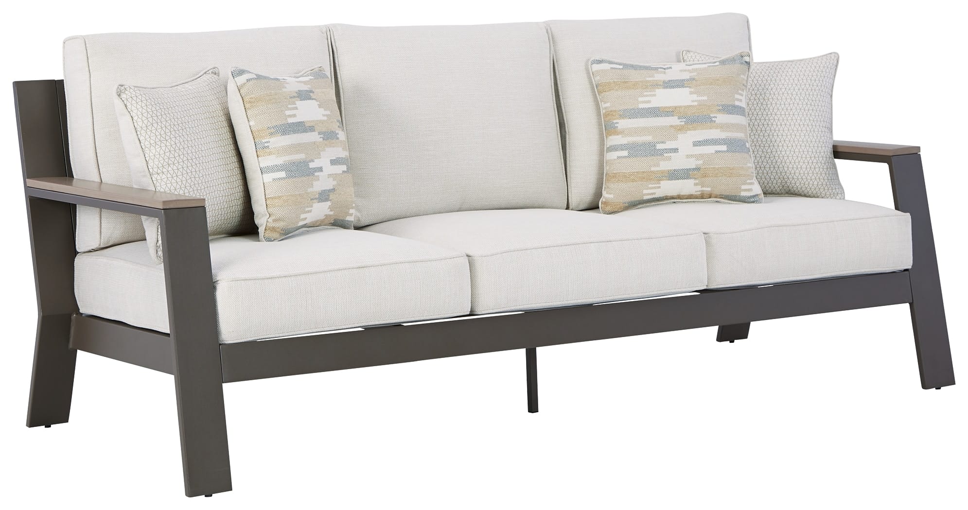 Ashley Outdoor/Patio Tropicava Outdoor Sofa with Cushion P514-838