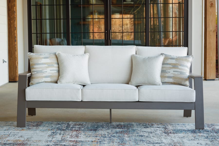 Ashley Outdoor/Patio Tropicava Outdoor Sofa with Cushion P514-838