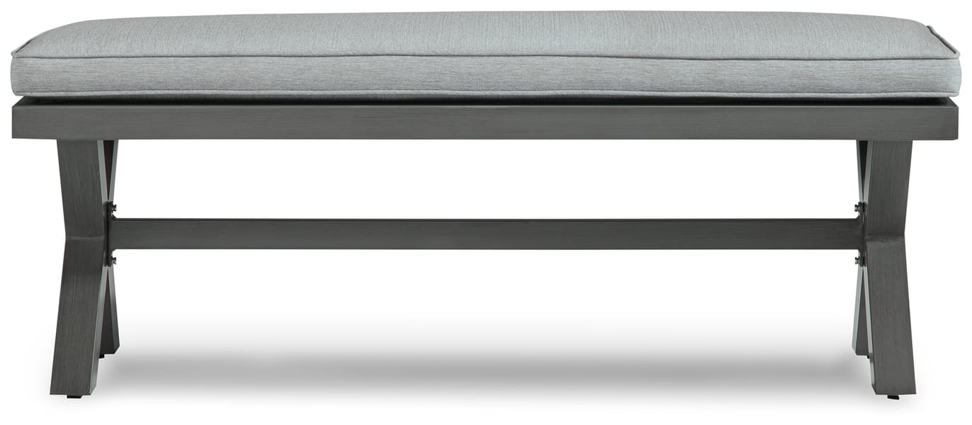 Ashley Outdoor/Patio Elite Park Outdoor Bench with Cushion P518-600