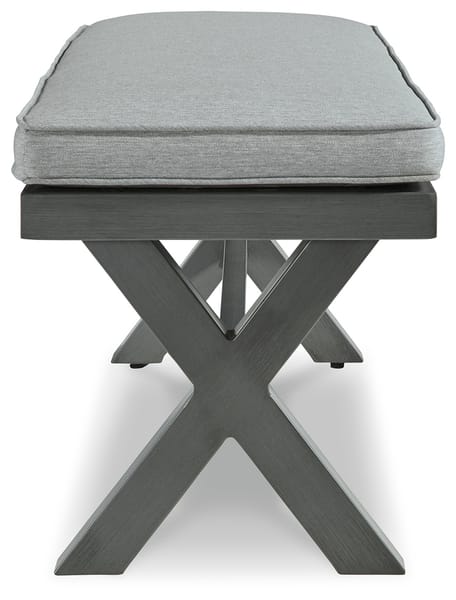 Ashley Outdoor/Patio Elite Park Outdoor Bench with Cushion P518-600