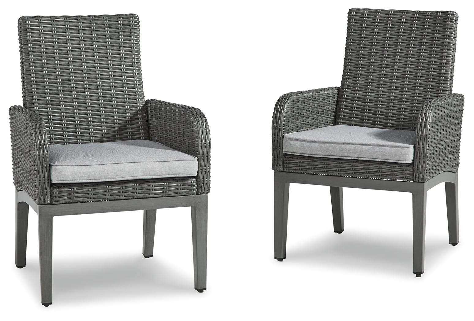 Ashley Outdoor/Patio Elite Park Arm Chair with Cushion (Set of 2) P518-601A