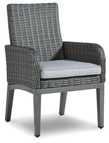 Ashley Outdoor/Patio Elite Park Arm Chair with Cushion (Set of 2) P518-601A