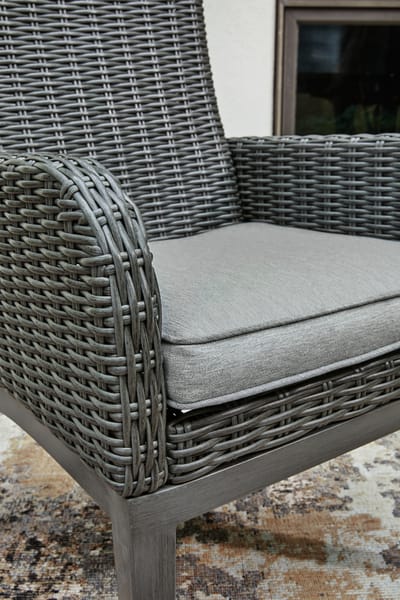 Ashley Outdoor/Patio Elite Park Arm Chair with Cushion (Set of 2) P518-601A