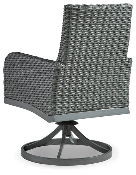 Ashley Outdoor/Patio Elite Park Swivel Chair with Cushion (Set of 2) P518-602A