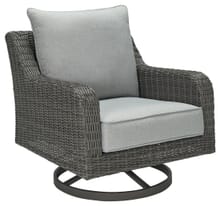 Ashley Outdoor/Patio Elite Park Outdoor Swivel Lounge with Cushion P518-821