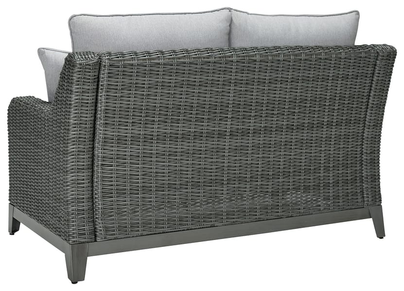 Ashley Outdoor/Patio Elite Park Outdoor Loveseat with Cushion P518-835