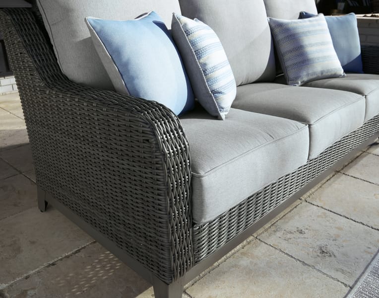 Ashley Outdoor/Patio Elite Park Outdoor Sofa with Cushion P518-838