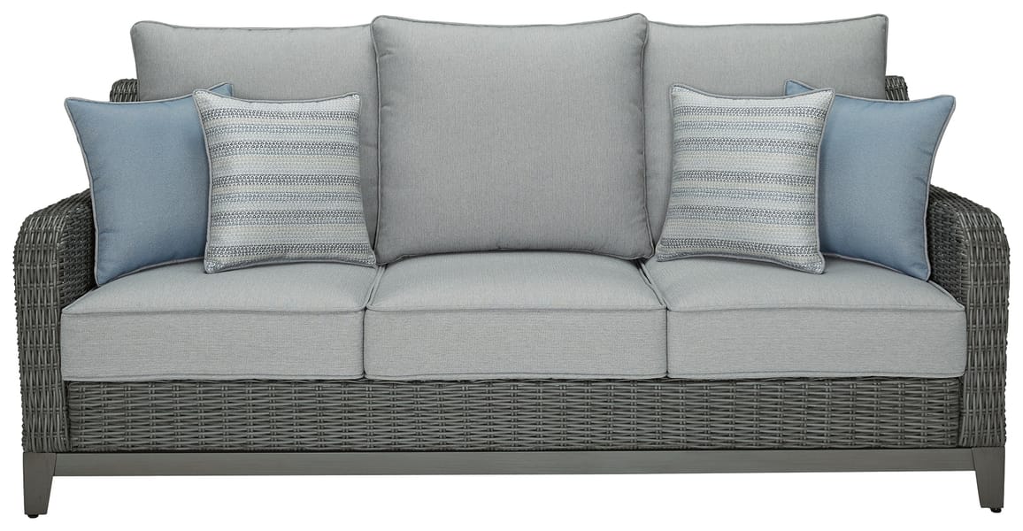 Ashley Outdoor/Patio Elite Park Outdoor Sofa with Cushion P518-838