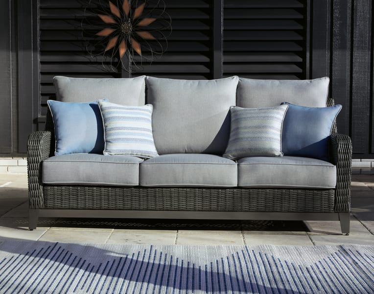 Ashley Outdoor/Patio Elite Park Outdoor Sofa with Cushion P518-838