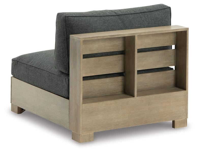 Ashley Outdoor/Patio Citrine Park Armless Chair with Cushion P660-846