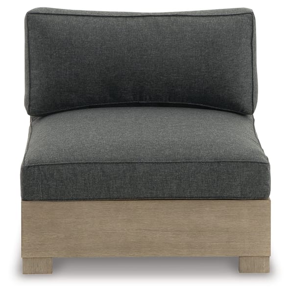 Ashley Outdoor/Patio Citrine Park Armless Chair with Cushion P660-846