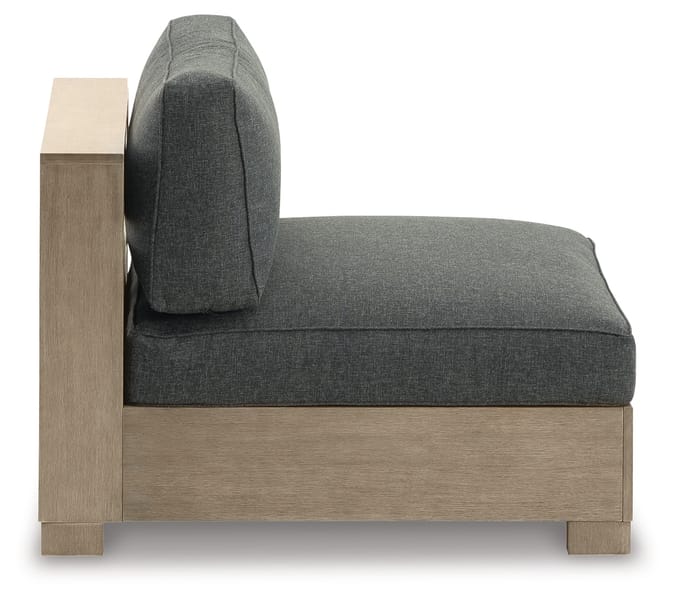 Ashley Outdoor/Patio Citrine Park Armless Chair with Cushion P660-846