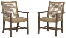 Ashley Outdoor/Patio Germalia Outdoor Dining Arm Chair (Set of 2) P730-601A