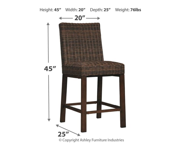 Ashley Outdoor/Patio Barstool (QTY 2) P750-130