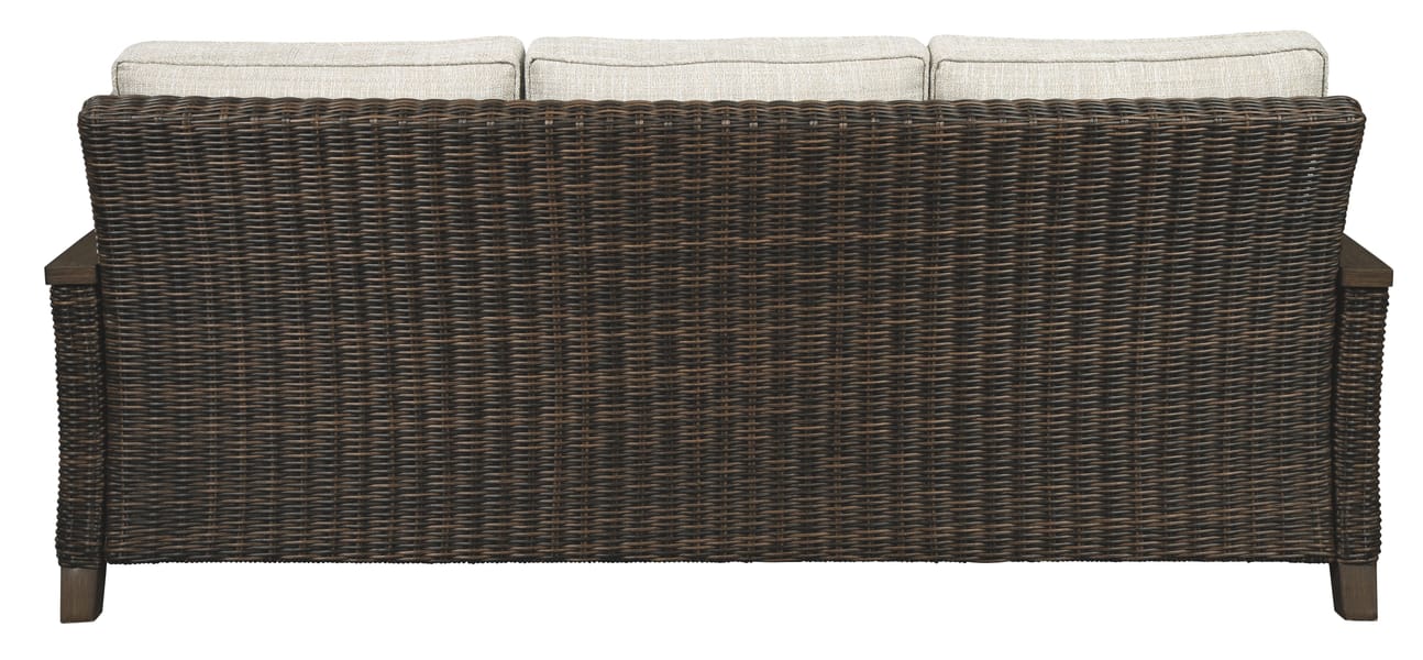 Ashley Outdoor/Patio Paradise Trail Sofa with Cushion P750-838