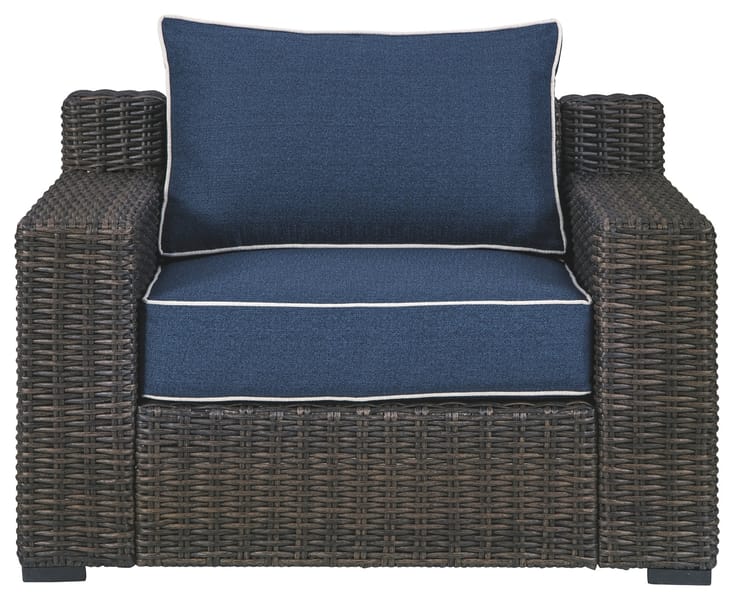 Ashley Outdoor/Patio Grasson Lane Lounge Chair with Cushion P783-820