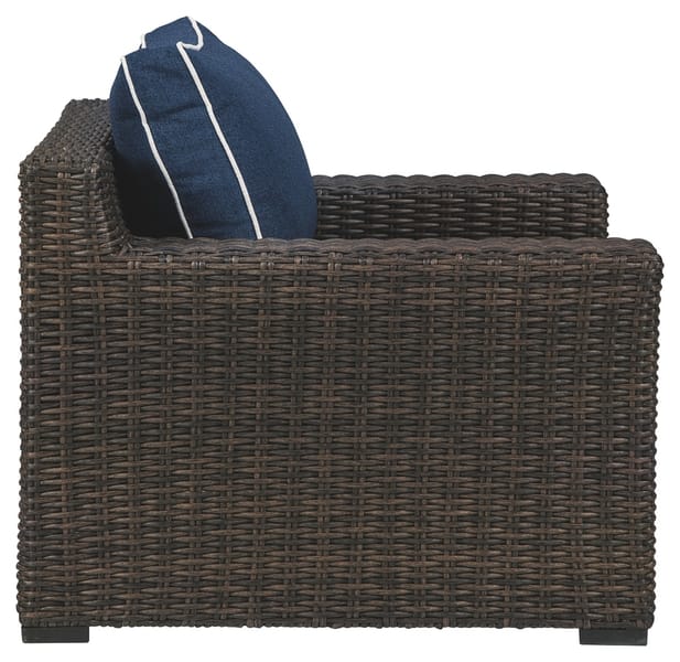 Ashley Outdoor/Patio Grasson Lane Lounge Chair with Cushion P783-820