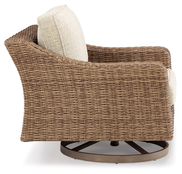 Ashley Outdoor/Patio Beachcroft Swivel Lounge Chair P791-821