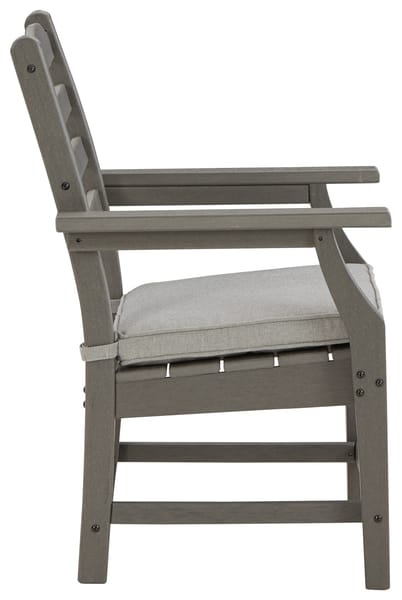Ashley Outdoor/Patio Visola Arm Chair with Cushion (QTY 2) P802-601A