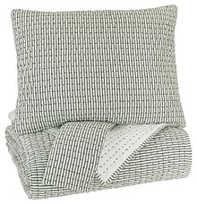 Ashley Bedroom Doralia King Coverlet Set Q487003K
