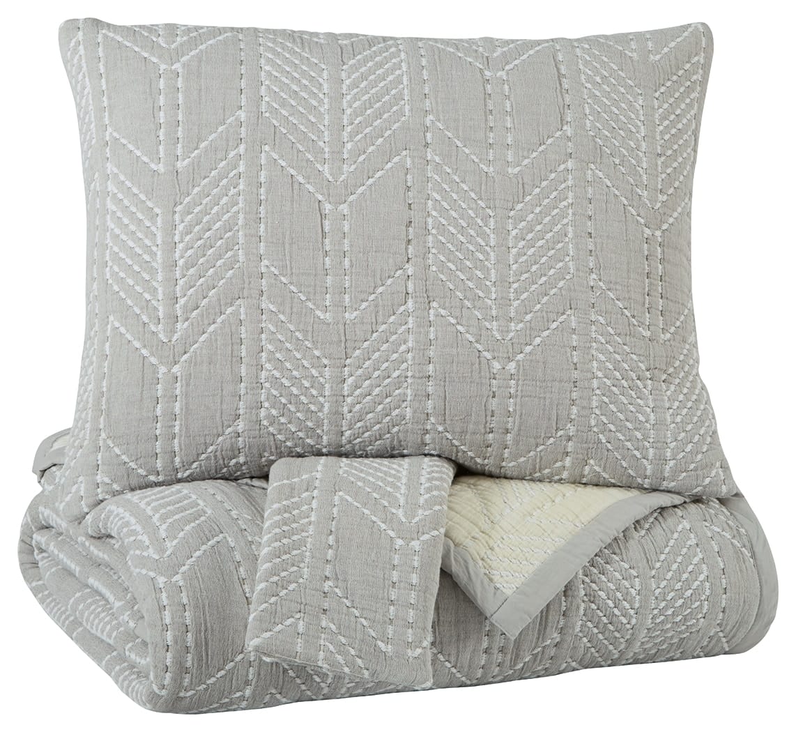 Ashley Bedroom Jaxine King Coverlet Set Q719003K