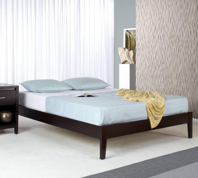 Modus Bedroom Simple Wood Platform Bed In Espresso SP23F7