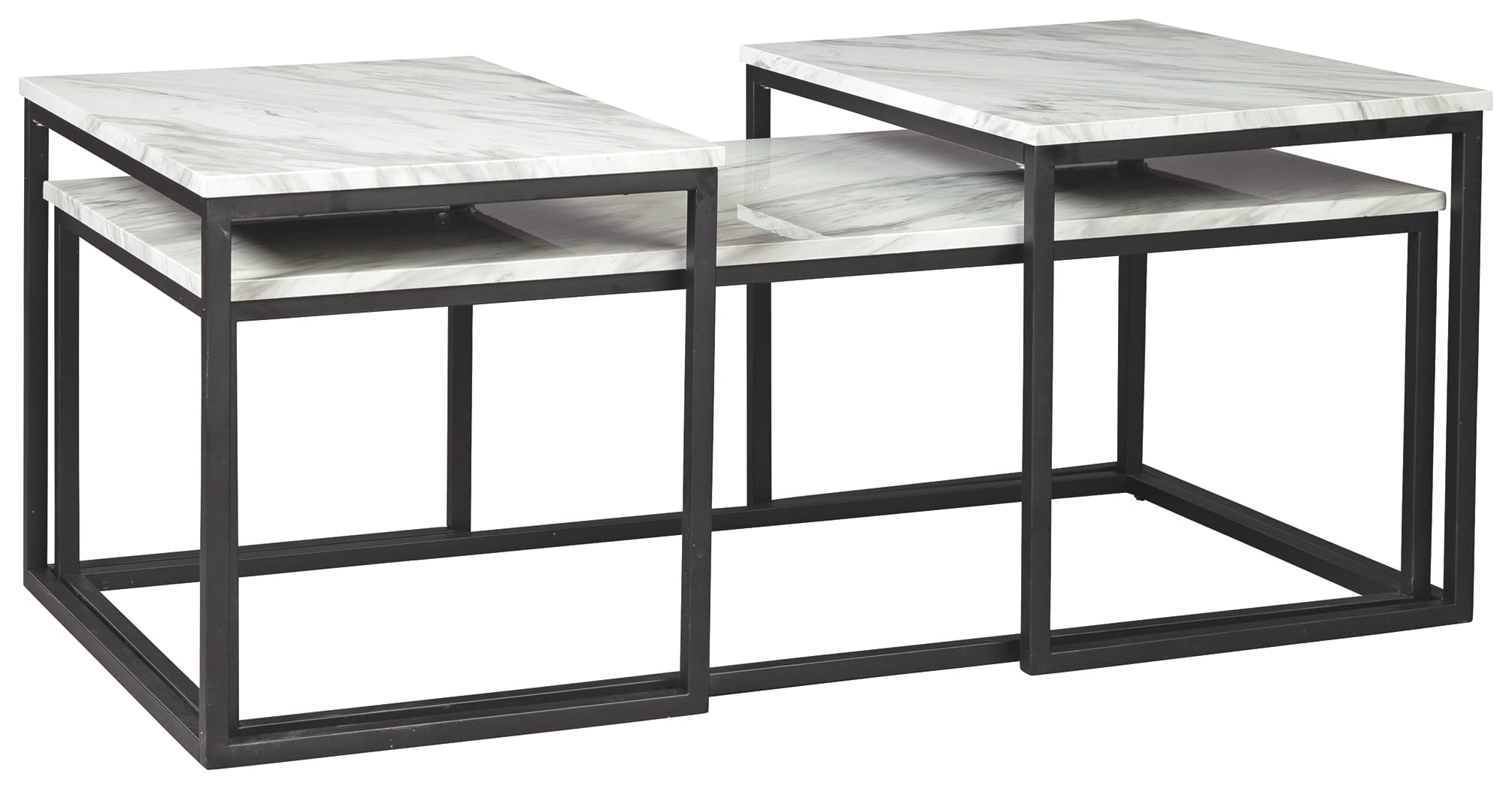 Living Room 3 Pack Table Sets Dunham Coffee Table Set of 3 at iStyle