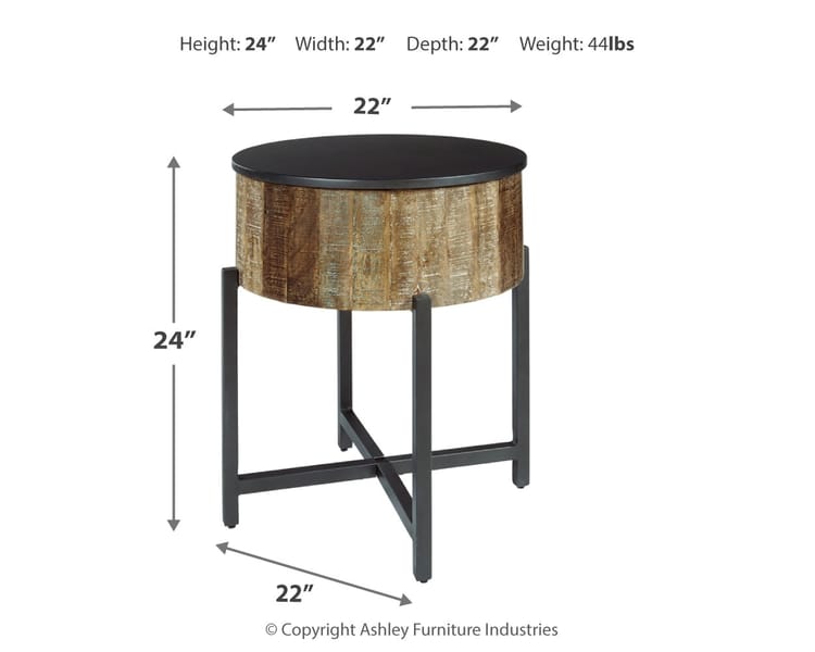 Ashley Living Room Nashbryn End Table T240-6