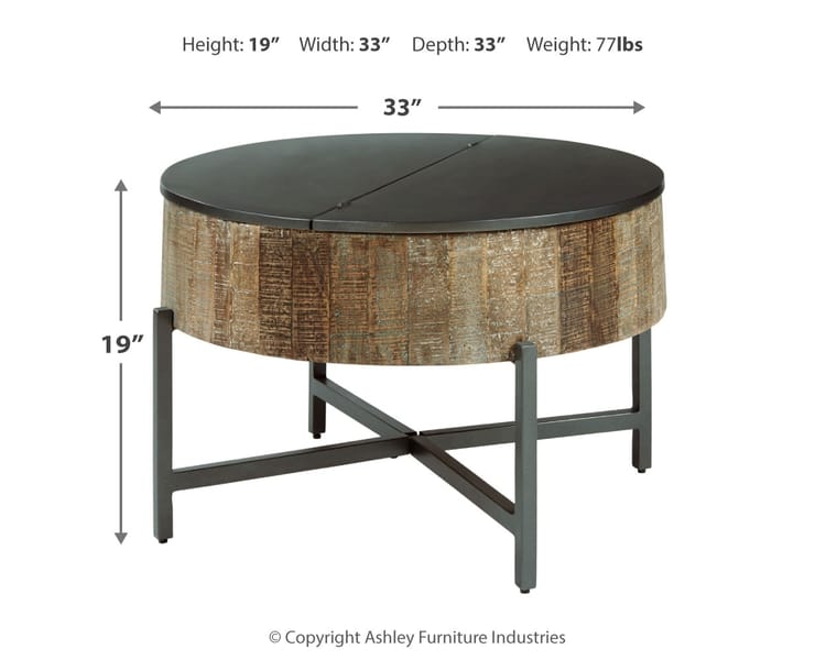 Ashley Living Room Nashbryn Coffee Table T240-8