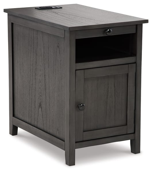 Treytown Chairside End Table in Gray