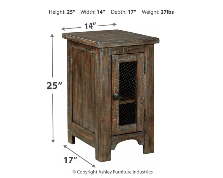 Ashley Living Room Danell Ridge Chairside End Table T446-7