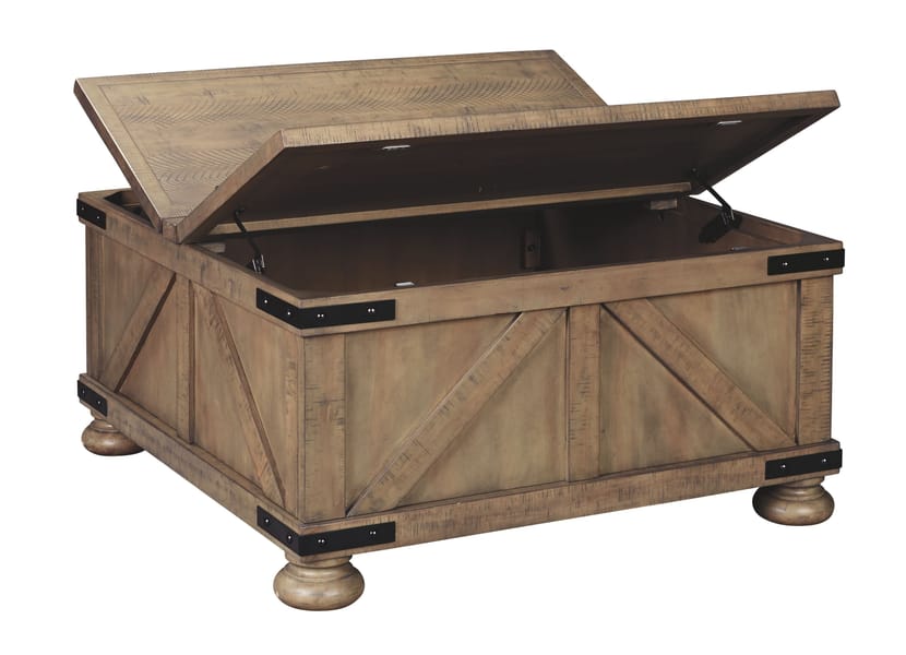 Ashley Living Room Aldwin Coffee Table With Storage T457-20
