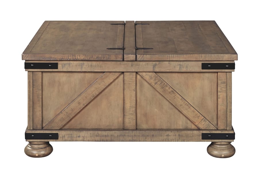Ashley Living Room Aldwin Coffee Table With Storage T457-20