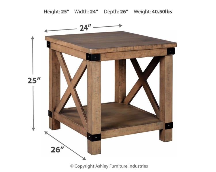 Ashley Living Room Aldwin End Table T457-3