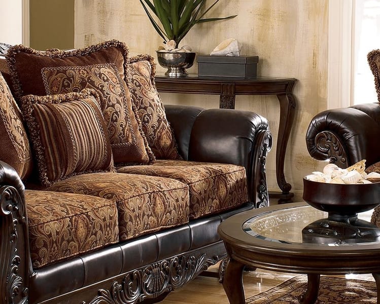 Ashley Living Room Norcastle Sofa/Console Table T499-4