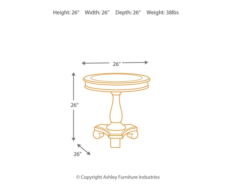 Ashley Living Room Mirimyn Accent Table T505-106