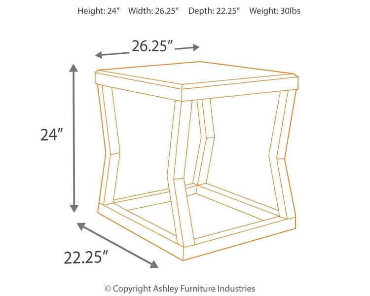 Ashley Living Room Kelton End Table T592-3