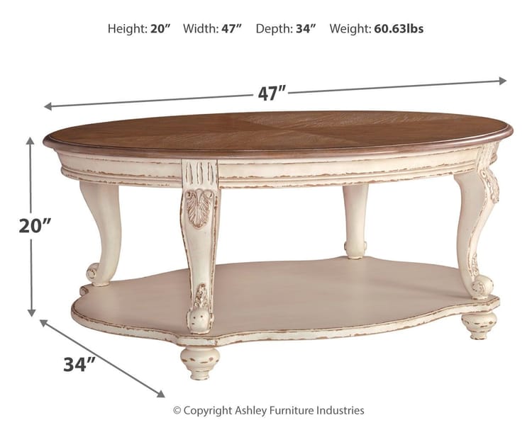 Ashley Living Room Realyn Coffee Table T743-0