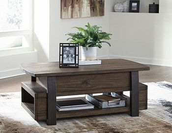 Ashley Living Room Vailbry Coffee Table with Lift Top T758-9