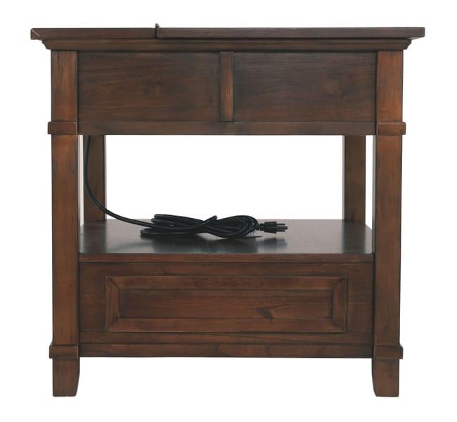 Ashley Living Room Gately End Table with Storage and Power Outlets T845-3