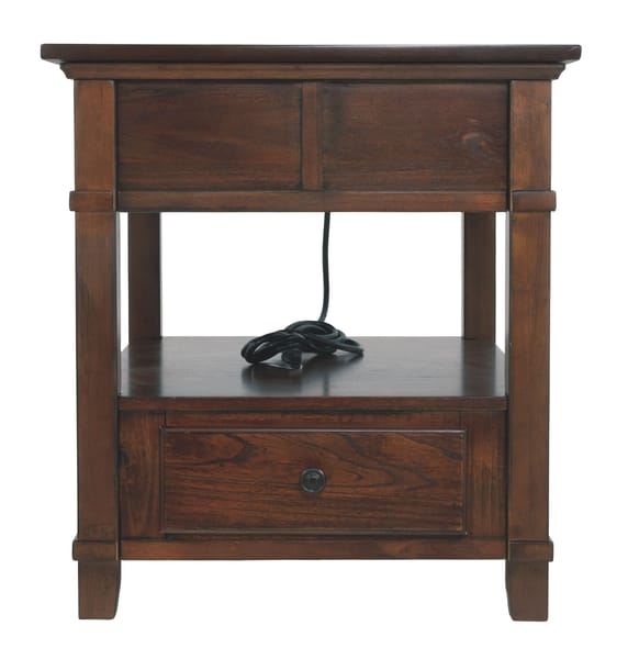 Ashley Living Room Gately End Table with Storage and Power Outlets T845-3