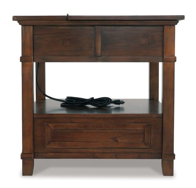 Ashley Living Room Gately End Table with Storage and Power Outlets T845-3