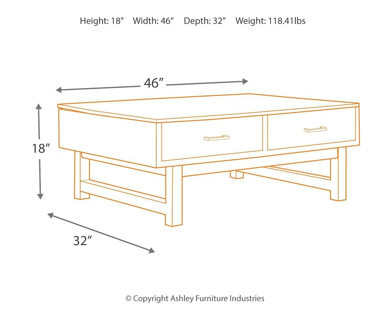 Living Room Coffee Tables Ashley Living Room Mondoro Coffee Table with ...