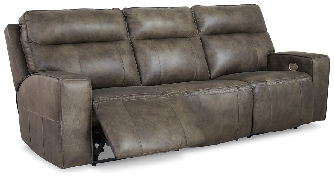 Ashley Living Room Game Plan Power Reclining Sofa U1520515
