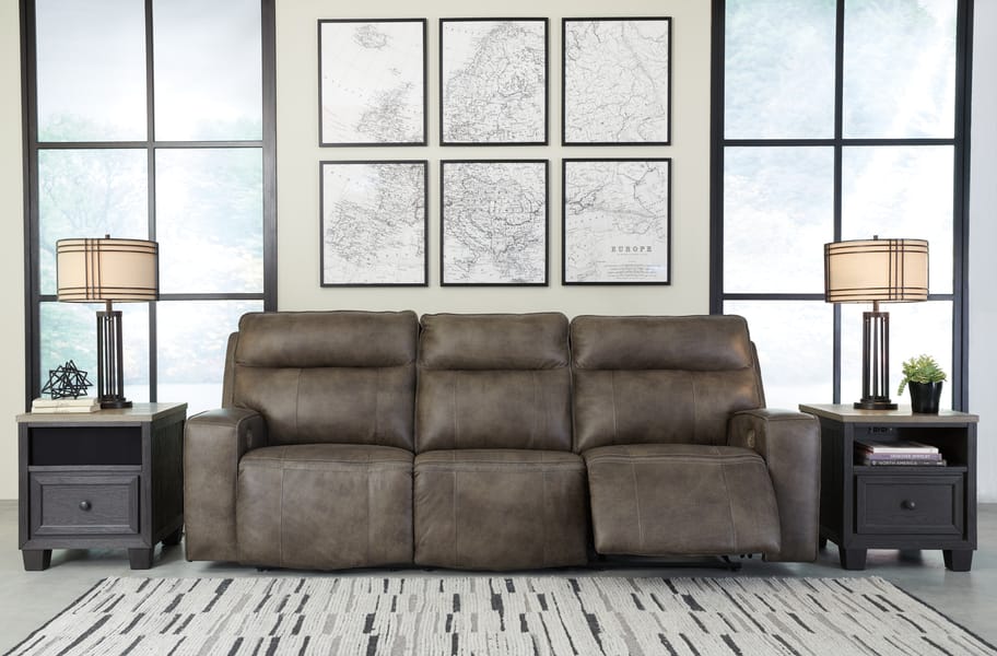 Ashley Living Room Game Plan Power Reclining Sofa U1520515