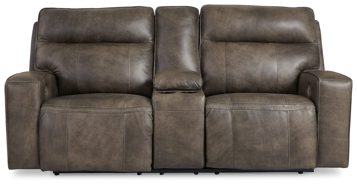 Ashley Living Room Game Plan Power Reclining Loveseat U1520518