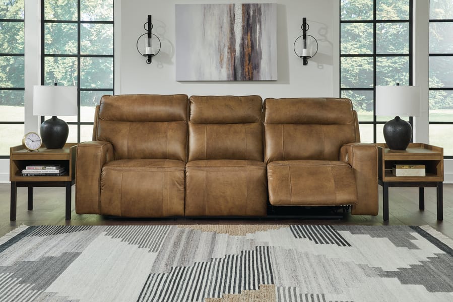 Ashley Living Room Game Plan Power Reclining Sofa U1520615