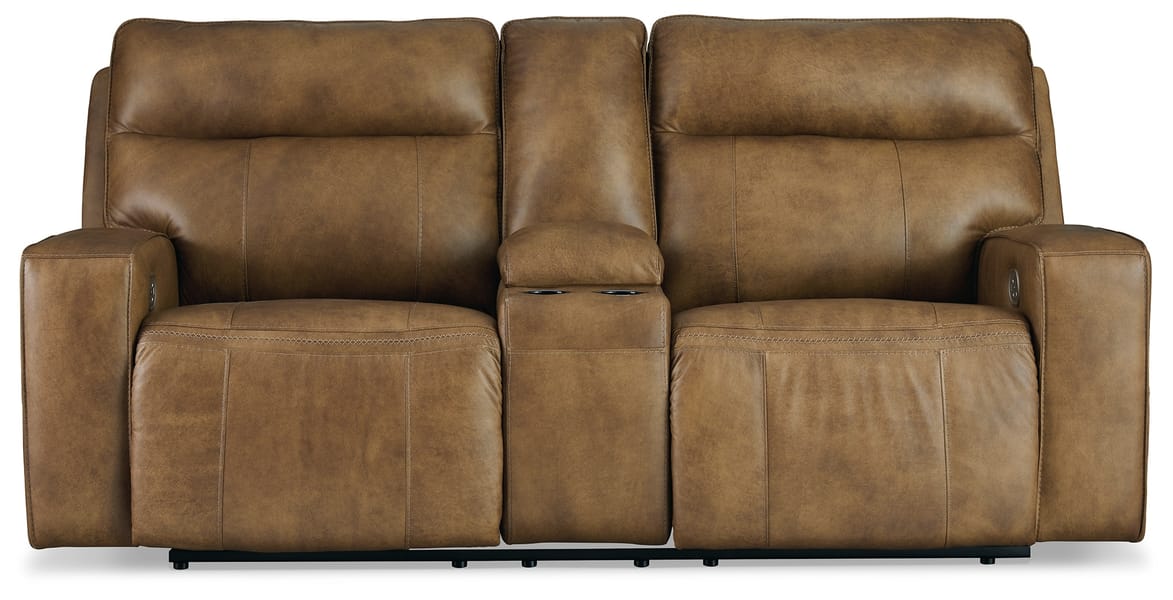 Ashley Living Room Game Plan Power Reclining Loveseat U1520618