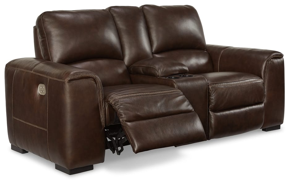 Ashley Living Room Alessandro Power Reclining Loveseat with Console U2550218