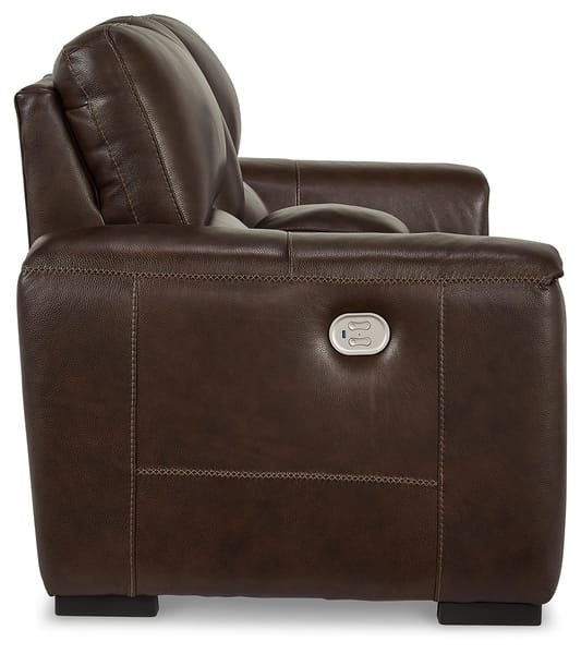 Ashley Living Room Alessandro Power Reclining Loveseat with Console U2550218